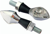 Bike It LED Boggle Indicators With Chrome Body And Clear Lens